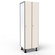 Locker 1 Door 2 Modules - Gray