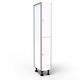 Casier 2 Portes 1 Colonne - Blanc