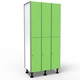 Casier 2 Portes 3 Colonnes - Vert