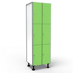 Casier Vestiarire Phénolique, L600/800, 3 Portes 2 Colonnes