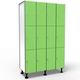 Casier 3 Portes 4 Colonnes - Vert