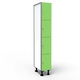 Casier 4 Portes 1 Colonne - Vert