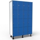Locker 4 Doors 4 Modules - Blue