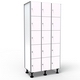 Locker 5 Doors 3 Modules - White
