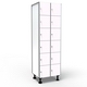 Locker 6 Doors 2 Modules - White