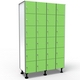 Locker 6 Doors 4 Modules - Green
