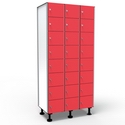 Phenolic Locker , W900/1200, 8 Doors 3 Moduless
