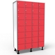 Locker 8 Doors 4 Modules - Red