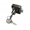 Slip lock with removable interchangeable cylinder