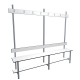 Banc 2m Simple sans Porte sac - Blanc