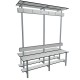 Banc 1.5m Double Complet - Gris
