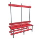 Bench 1.5m Double without self - Red