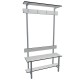 Bench 1m Single Complet - Gray
