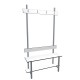 Banc 1m Simple sans Porte sac - Blanc