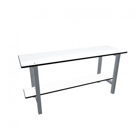 Bench 1m Single - White