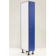 Casier 1 Porte 1 Colonne - Bleu 